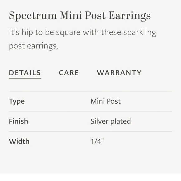 Brighton Spectrum Mini Post Earrings - Picture 5 of 5